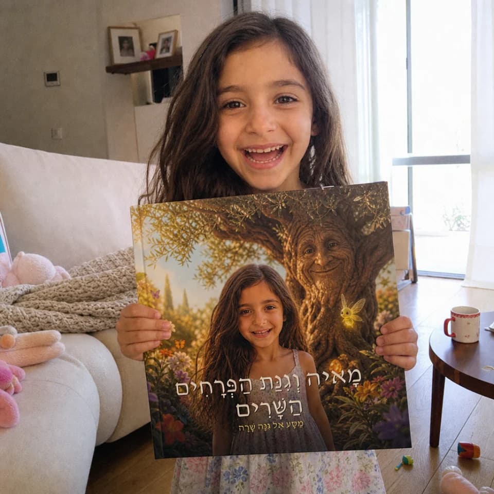 כריכה קשה 28×28 ס״מ · המהדורה הדיגיטלית כלולה · משלוח עם מעקב