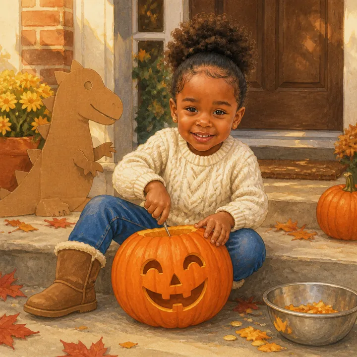 Olivia's calendar page: October